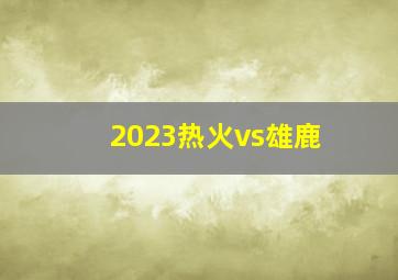 2023热火vs雄鹿