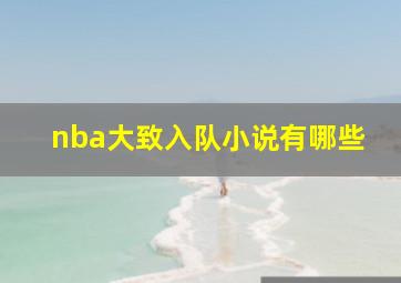 nba大致入队小说有哪些