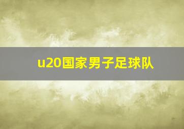 u20国家男子足球队