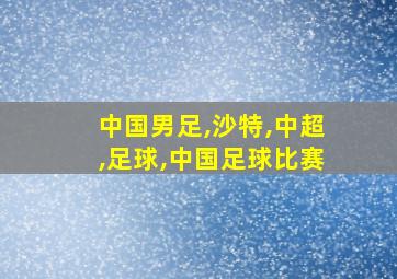 中国男足,沙特,中超,足球,中国足球比赛