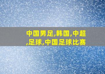 中国男足,韩国,中超,足球,中国足球比赛