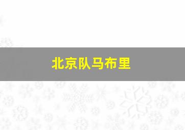 北京队马布里