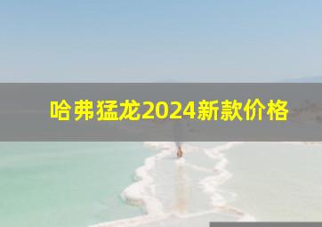 哈弗猛龙2024新款价格