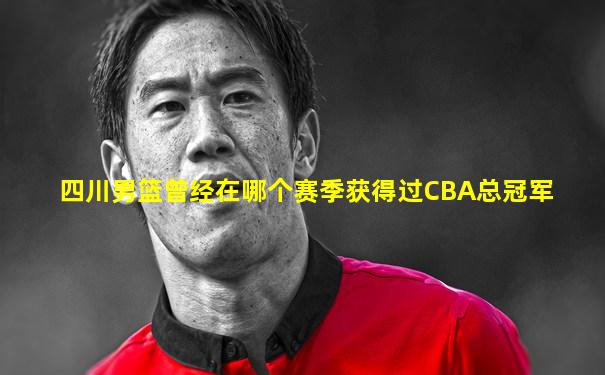 四川男篮曾经在哪个赛季获得过CBA总冠军