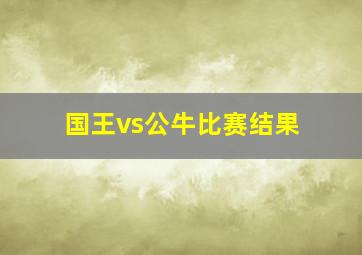 国王vs公牛比赛结果