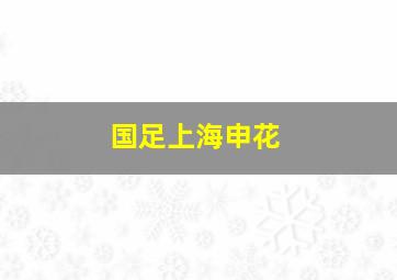国足上海申花