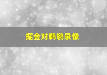 掘金对鹈鹕录像