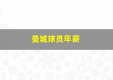 曼城球员年薪