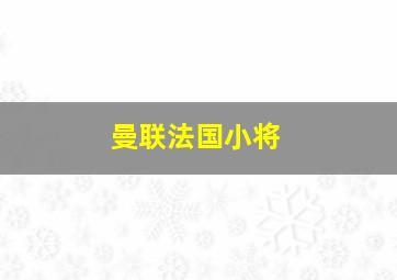 曼联法国小将