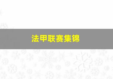 法甲联赛集锦