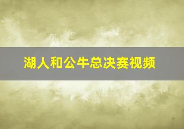 湖人和公牛总决赛视频