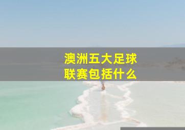 澳洲五大足球联赛包括什么