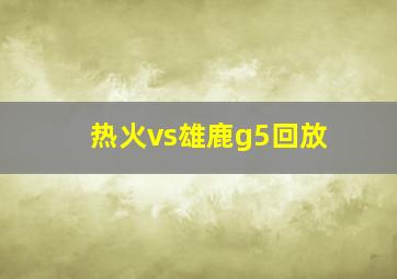热火vs雄鹿g5回放