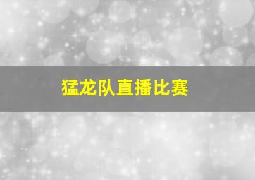猛龙队直播比赛
