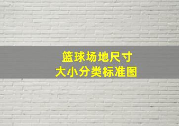 篮球场地尺寸大小分类标准图