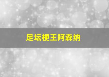 足坛梗王阿森纳