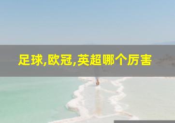 足球,欧冠,英超哪个厉害