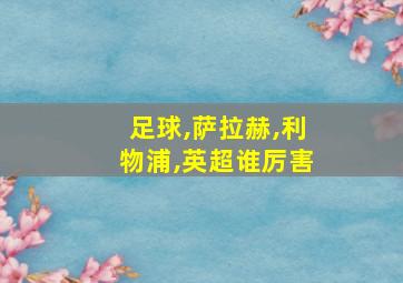 足球,萨拉赫,利物浦,英超谁厉害