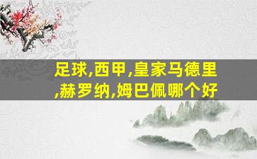 足球,西甲,皇家马德里,赫罗纳,姆巴佩哪个好