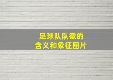 足球队队徽的含义和象征图片
