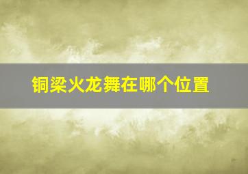 铜梁火龙舞在哪个位置